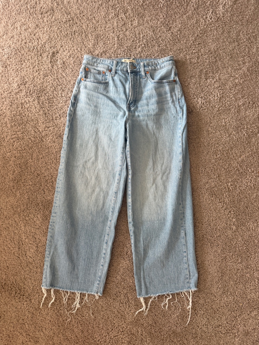 Madewell The Curvy Perfect Vintage Wide-Leg Crop Jean